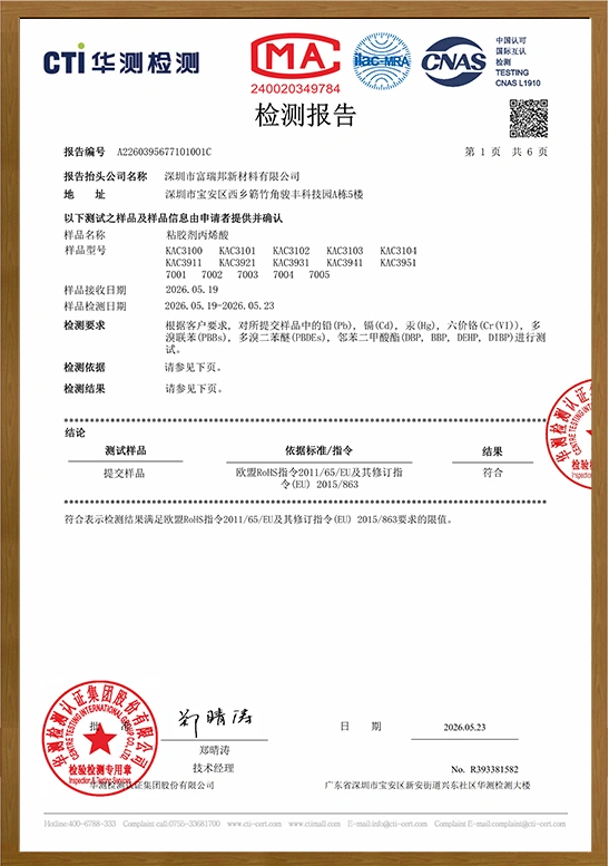 RoHS检测报告 (中文)
