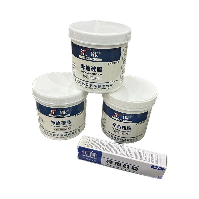 汇能 302-1 白色绝缘导热硅脂 0.8W长效不干结 家电发热盘与电源板导热