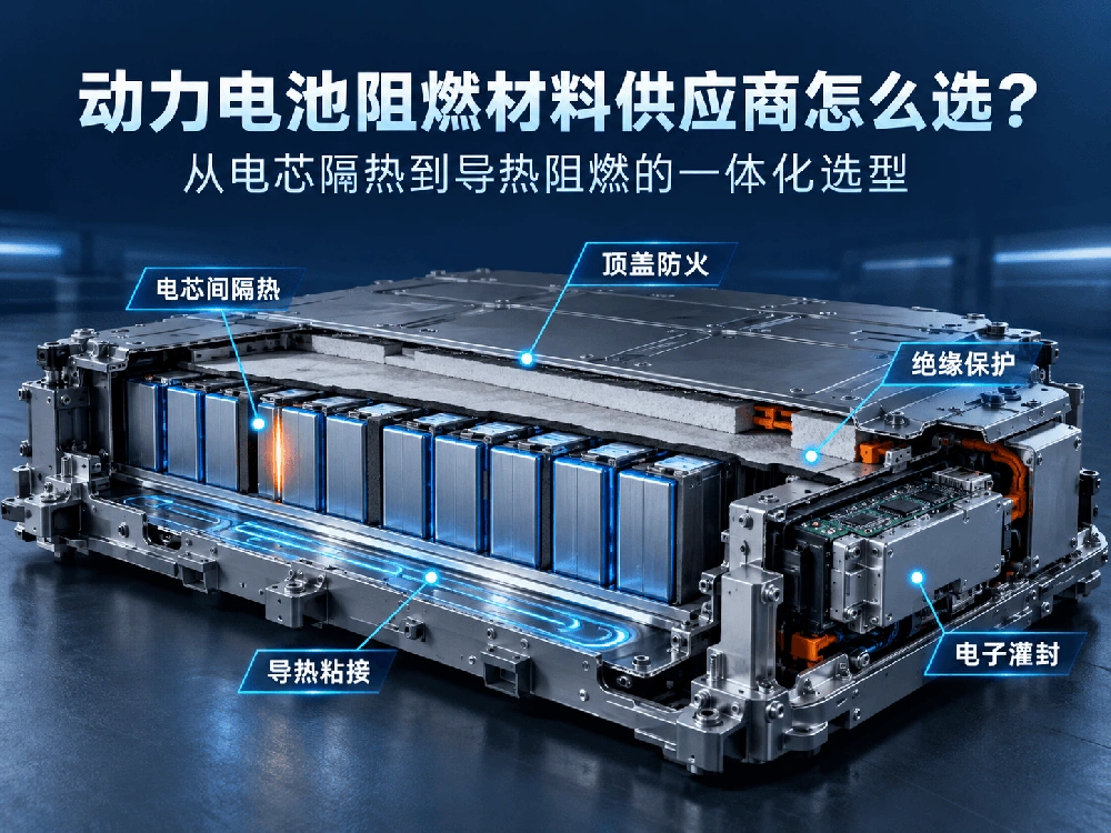 动力电池阻燃材料供应商怎么选？凯富乐动力电池热安全材料指南