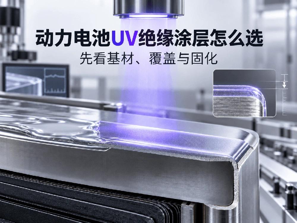 动力电池UV绝缘涂层怎么选？从基材、覆盖与固化工艺判断