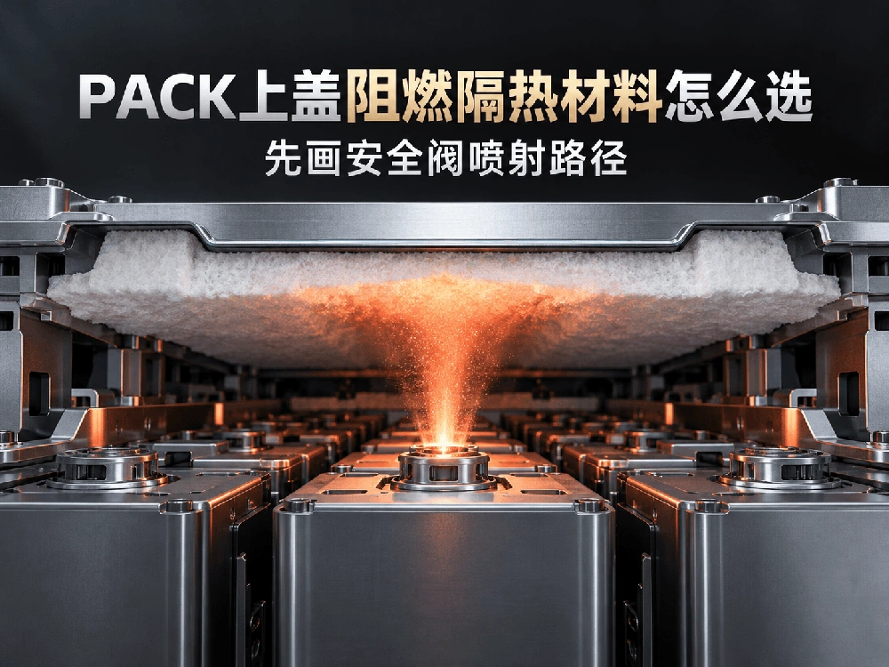 PACK上盖阻燃隔热材料怎么选？从喷射路径到膨胀防护