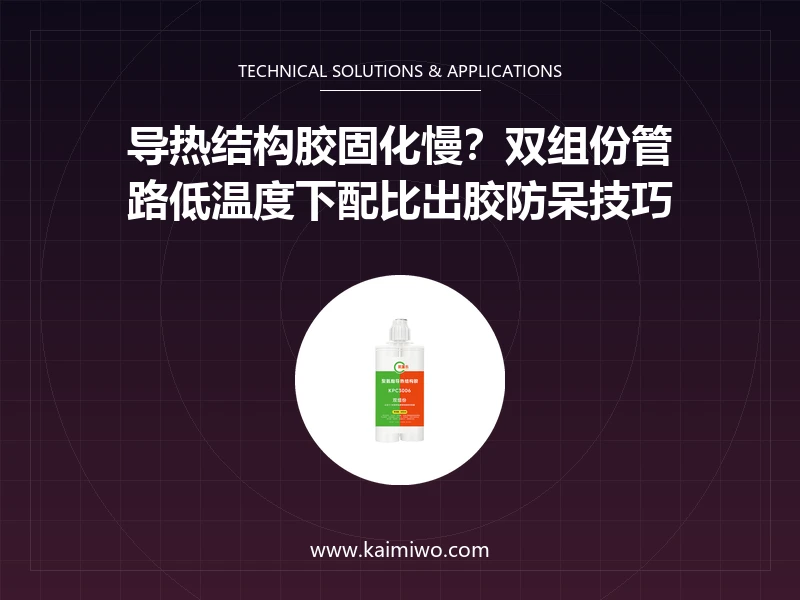 导热结构胶固化慢？双组份管路低温度下配比出胶防呆技巧